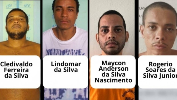 Quatro detentos fogem de presídio em Rondônia após serrarem grades de cela